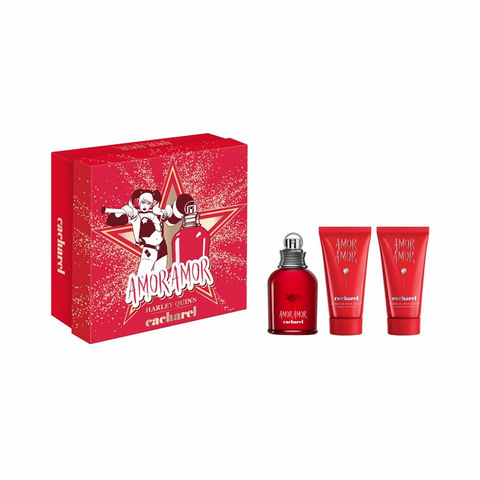 Cacharel Amor Amor Gift Set 50ml EDT + 50ml Body Lotion x2