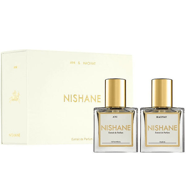 Nishane Hacivat 15ml Extrait de Parfum + Ani 15ml Extrait de Parfum Travel Gift Set