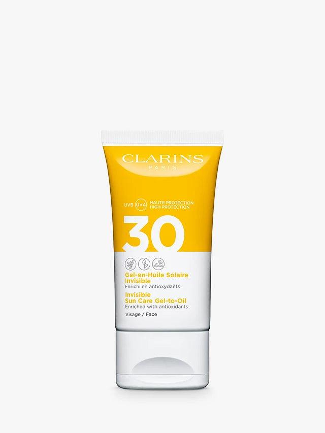 Clarins Invisible Sun Care Gel To Oil SPF30 Face 50ml - Perfume Oasis