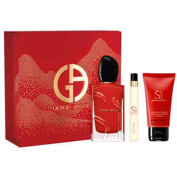 Giorgio Armani Armani Si Passione 100ml EDP + 50ml Body Lotion + 10ml EDP Mini for Women Gift Set