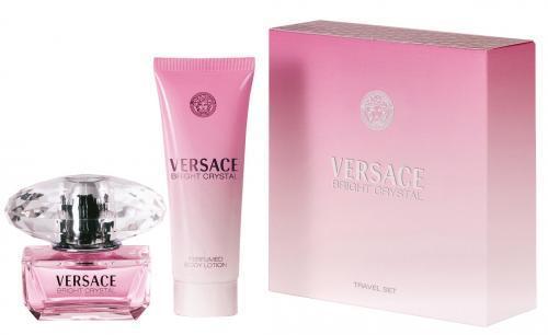 Versace Bright Crystal EDT 50ml+ Body Lotion 100ml for Women