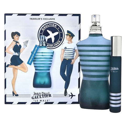 Jean Paul Gaultier Le Male 125ml EDT + 20ml Mini EDT GIFT SET