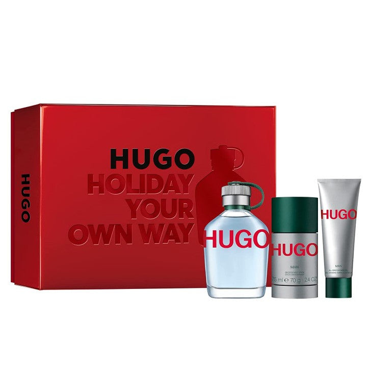 Hugo Boss Hugo Man 125ml EDT Gift Set + 70ml Deodorant Stick + 50ml Shower Gel