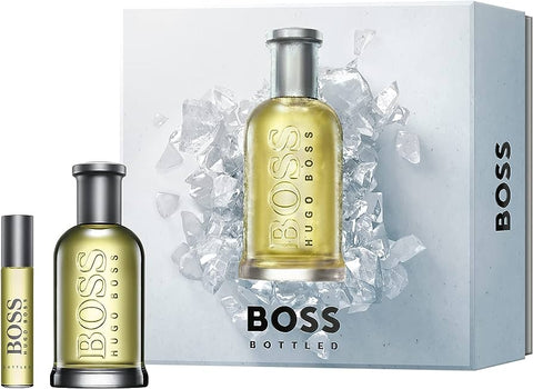 Hugo Boss Boss Bottled 100ml EDT for Men Gift Set + 10ml Mini EDT