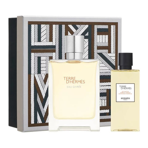 Hermes Terre d'Hermes Eau Givree 100ml EDP + 80ml Shower Gel for Men GIFT SET