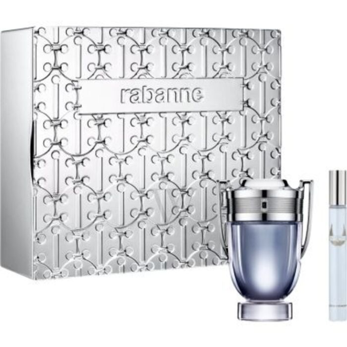 Paco Rabanne Invictus Gift Set for Men 100ml EDT Spray + 10ml EDT Mini Spray