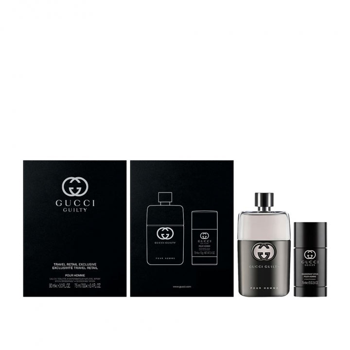Gucci Guilty Pour Homme 90ml EDT Gift Set + 75ml Deo Stick