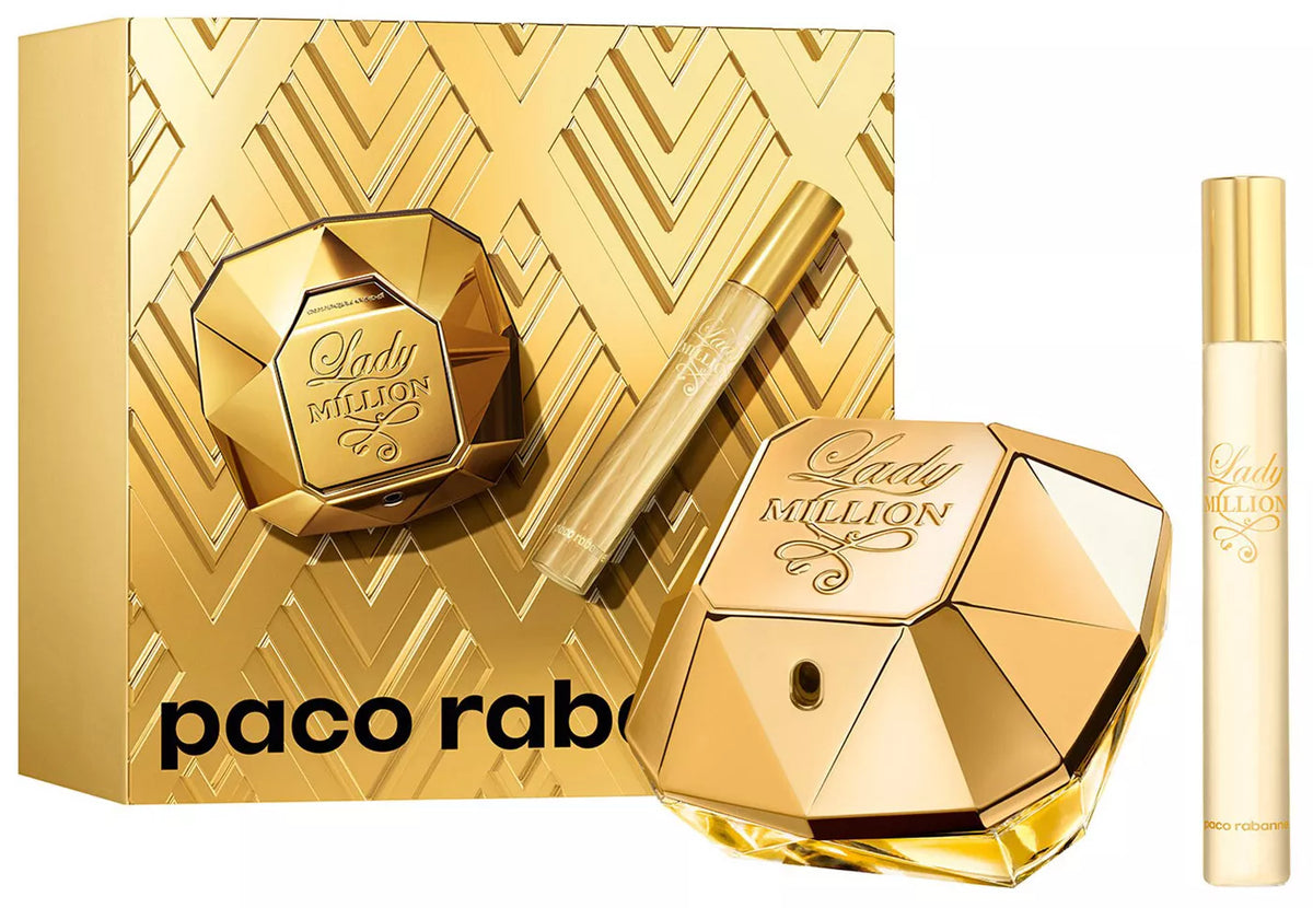 Paco Rabanne Lady Million Gift Set 50ml EDP + 10ml Mini EDP