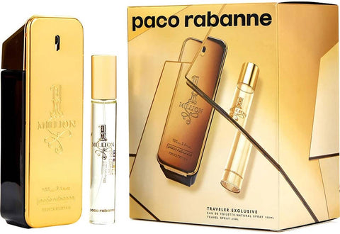 Paco Rabanne One Million 100ml EDT + 20ml EDT for Men Gift Set