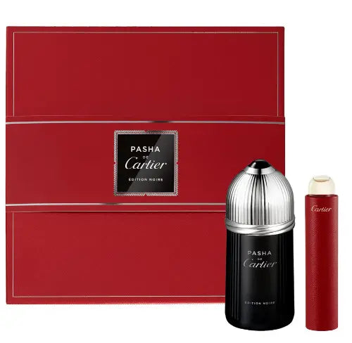 Cartier Pasha de Cartier Edition Noire 100ml EDT Gift Set + 10ml Mini