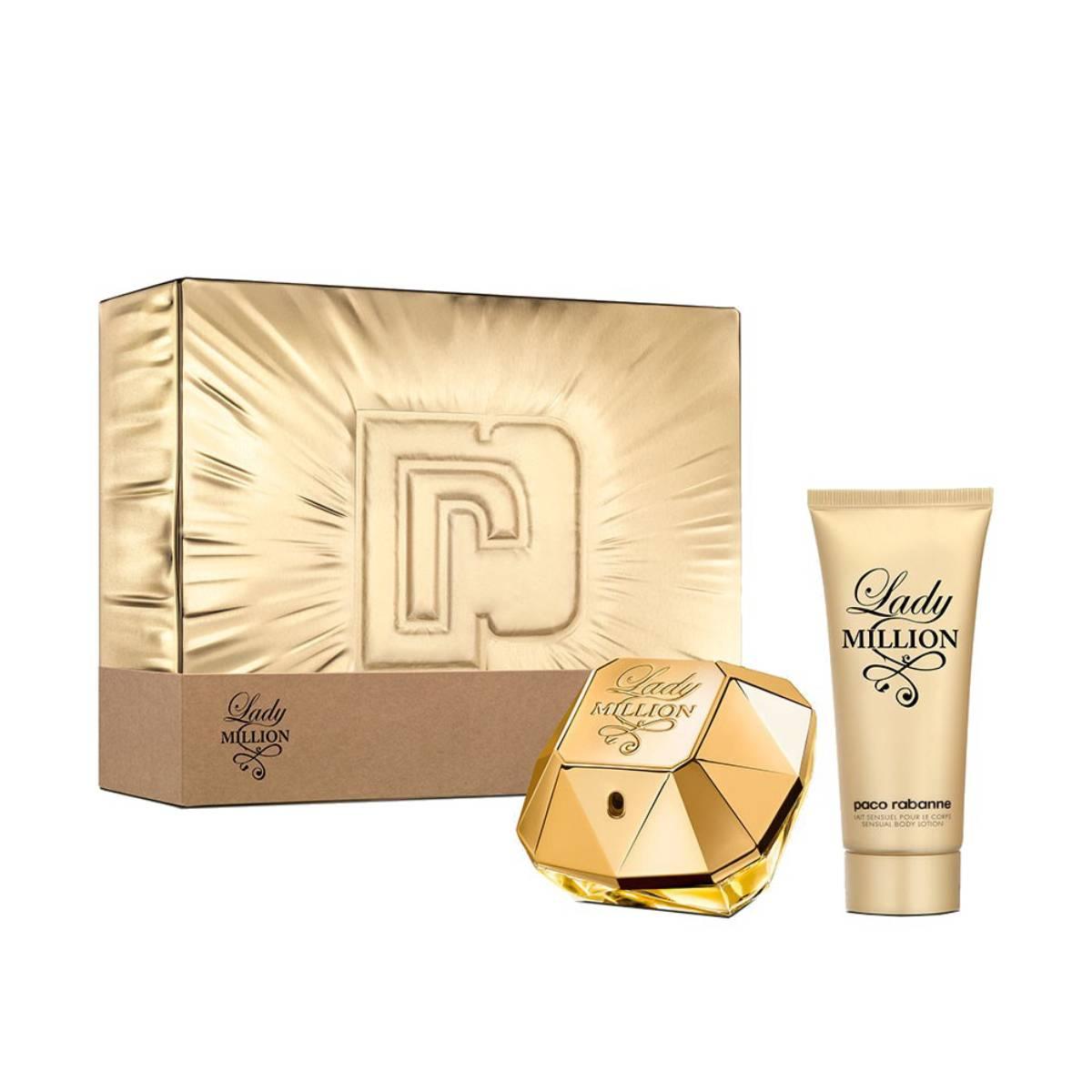Paco Rabanne Lady Million Gift Set 80ml Eau De Parfum - Perfume Oasis