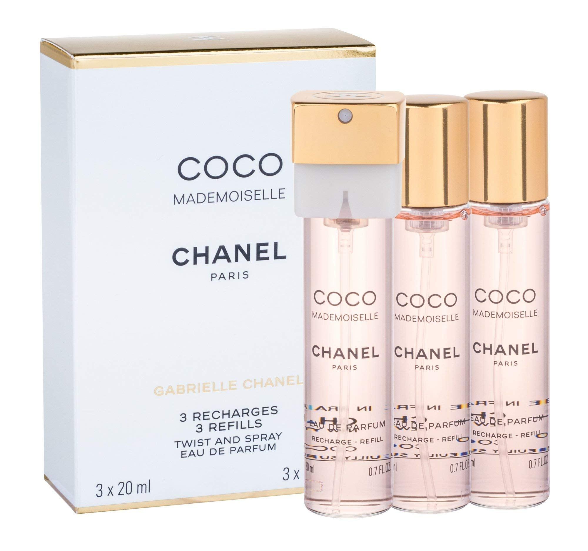 Chanel Coco Mademoiselle EDP 3 x 20ml Refills Twist & Spray – Perfume Oasis