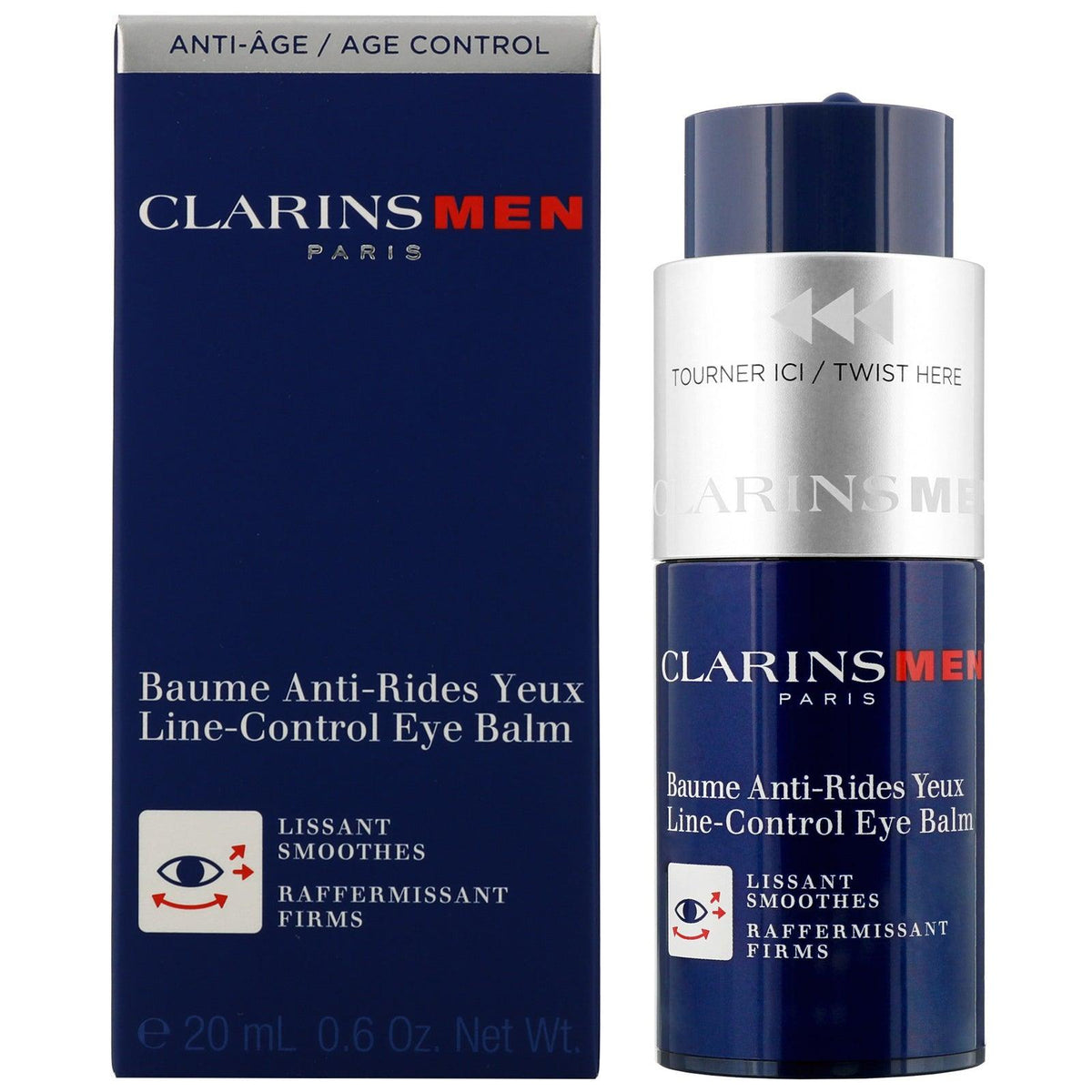 Clarins Men Line-Control Eye Balm 20ml - Perfume Oasis