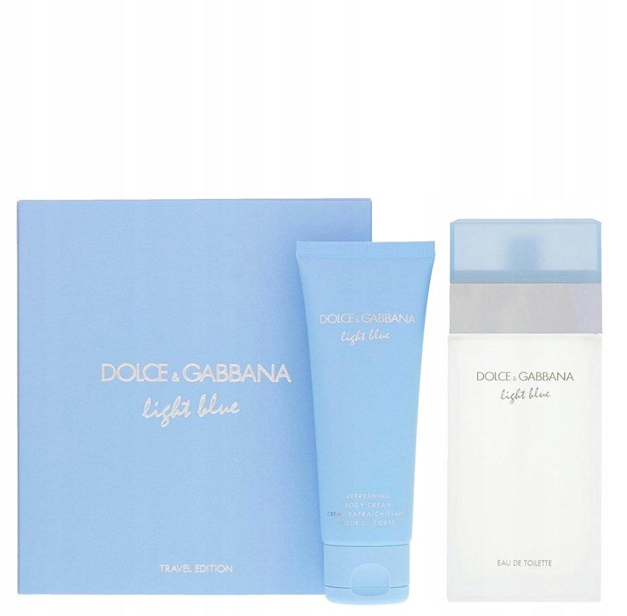 Dolce & Gabbana Light Blue Gift Set 100ml EDT + 75ml Body Lotion - Perfume Oasis