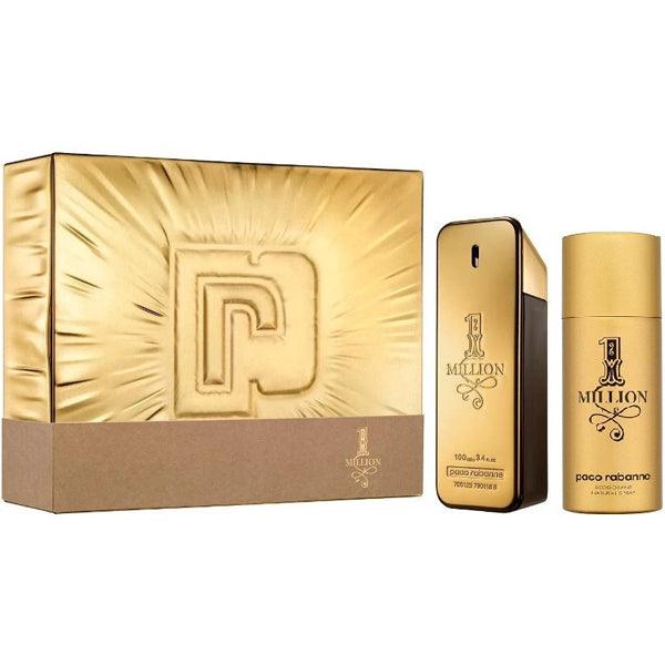 Paco Rabanne 1 One Million Gift Set for Men 100ml EDT + 150ml Deo Spray - Perfume Oasis
