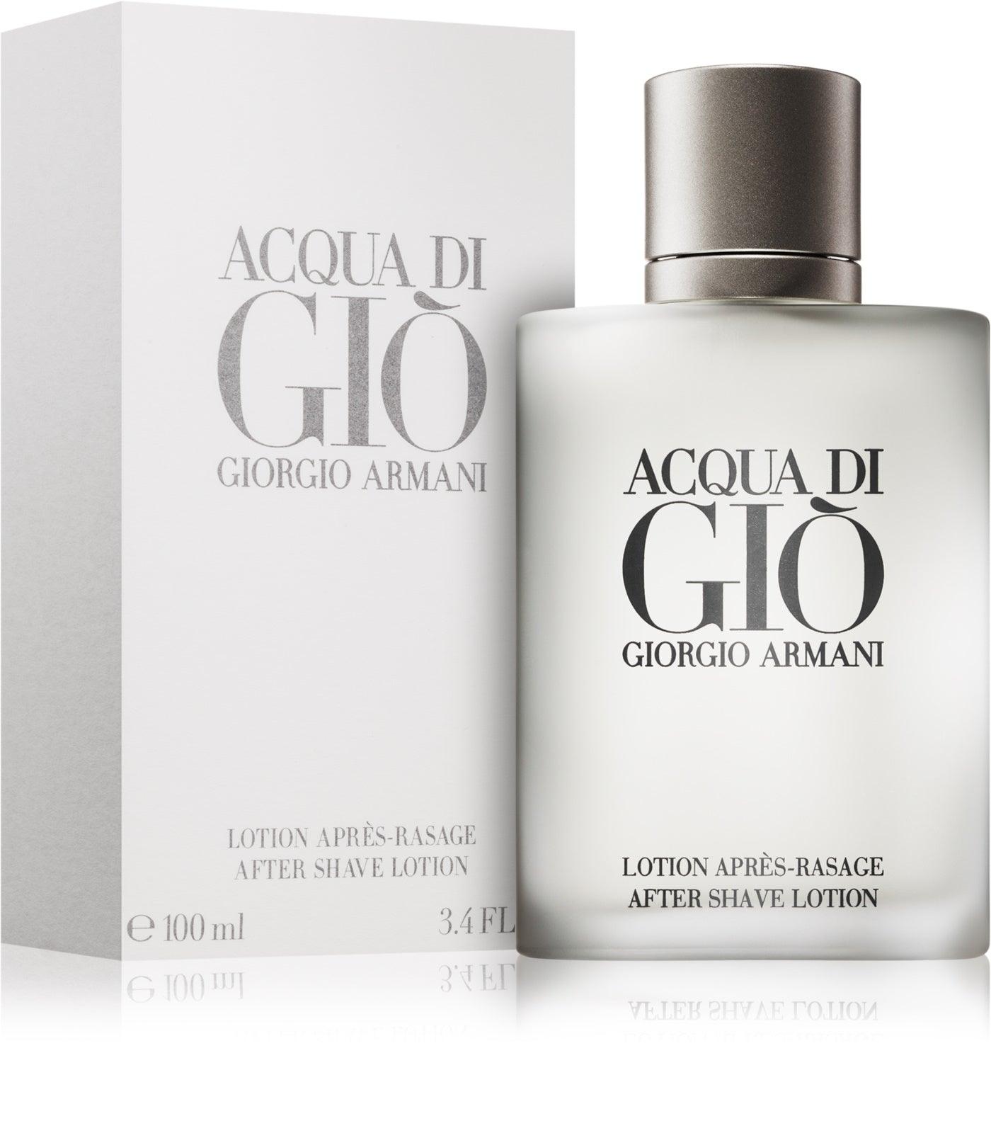 Armani Acqua di Gio Pour Homme 100ml Aftershave Lotion for Men - Perfume Oasis