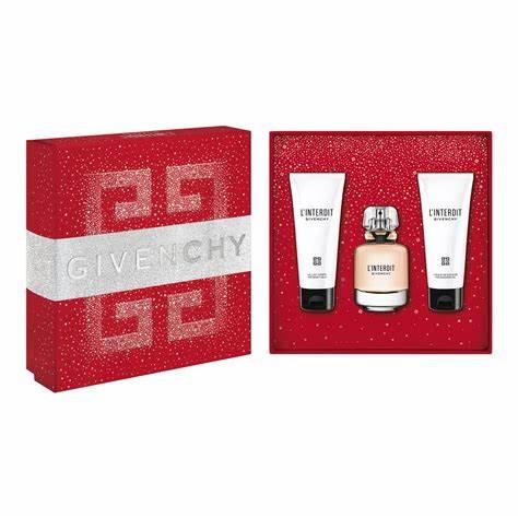 Givenchy L'Interdit 50ml EDP Gift Set 3 peices - Perfume Oasis