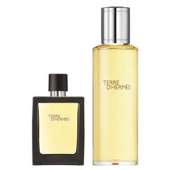 Terre d'Hermes Parfum Gift Set 30ml Refillable Spray + 125ml Pure Parfum Refill - Perfume Oasis